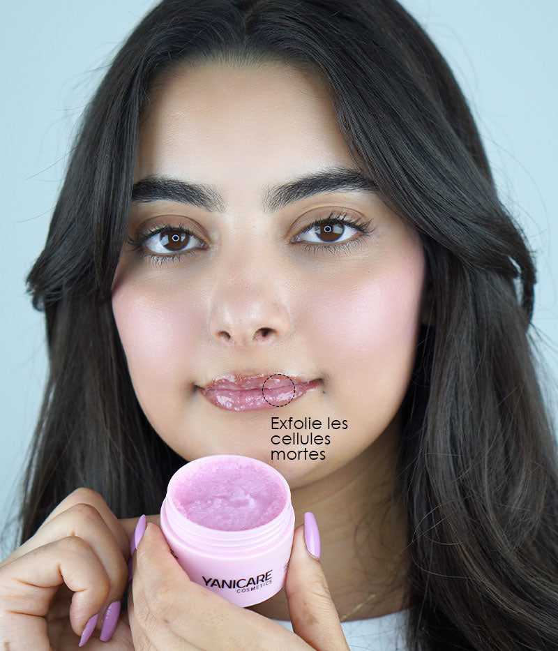 Pack Soin Complet pour les Lèvres - Soin Peeling et Baume à Lèvres Hydratant