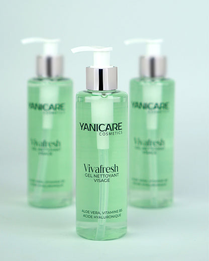 VIVAFRESH - Gel Nettoyant et Démaquillant Visage à l'Aloé Vera