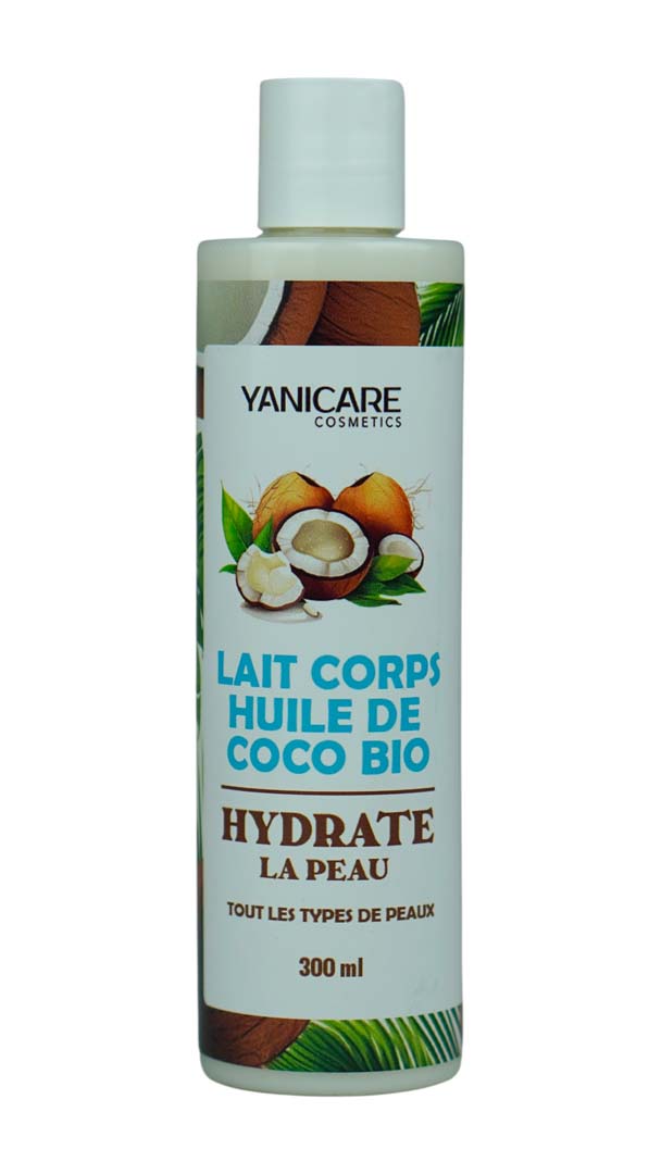 Lait Corps Hydratant à l'Huile de Coco Bio