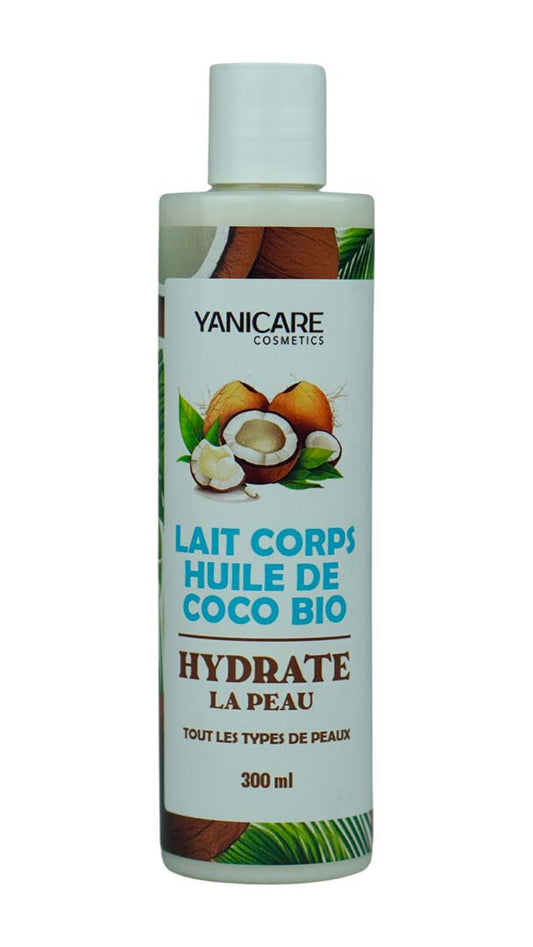 Lait Corps Hydratant à l'Huile de Coco Bio