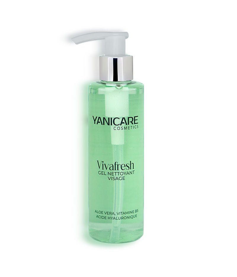 VIVAFRESH - Gel Nettoyant et Démaquillant Visage à l'Aloé Vera